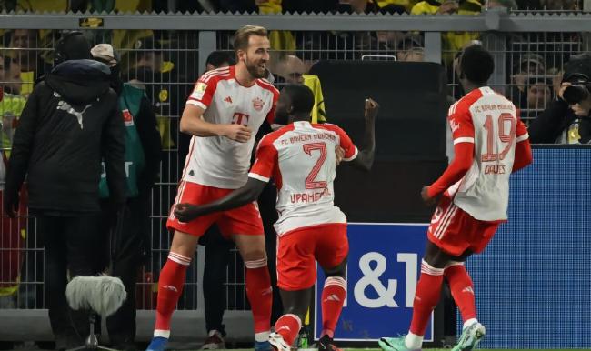  拜仁慕尼黑主场强势发威，多特蒙德紧随其后不放